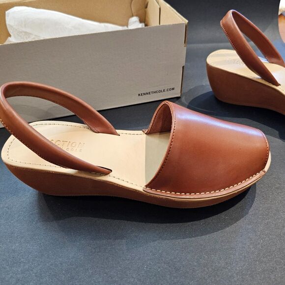 NIB Kenneth Cole Reaction Women's "Fine Glass" Slingback Platform Sandal Size 6 - Picture 7 of 9